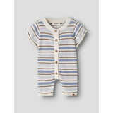 Lil'Atelier Coconut Milk Dusty Blue Nbmhito Ss Strik Dragt Lil