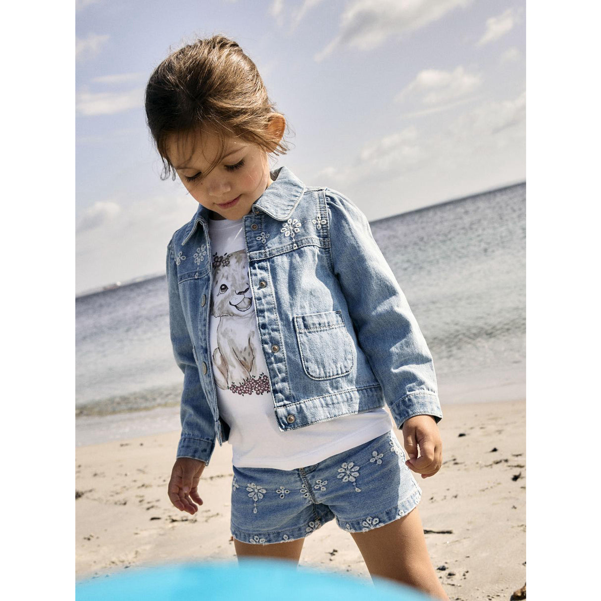 Name It Light Blue Denim Anglaise Nmfharper Dnm Anglaise Jakke 1026-Ov H
