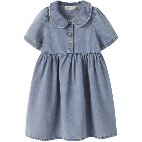 Name It Medium Blue Denim Nmfpoppy Dnm Kjole 5011-Ov H