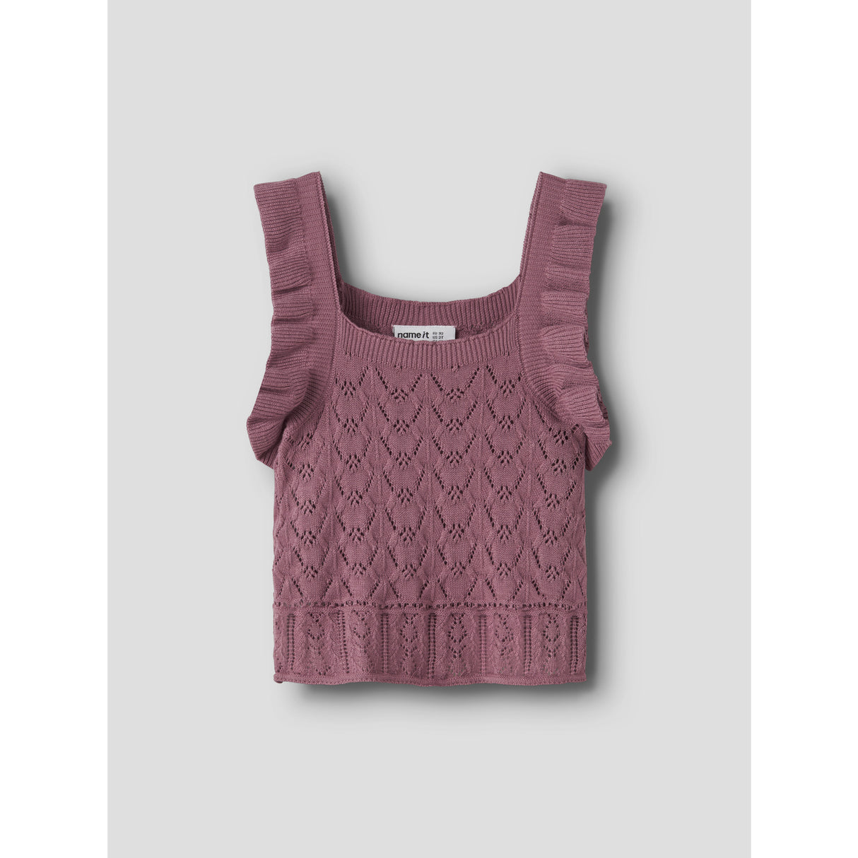 Name It Mesa Rose Nmfholga Sl Strik Top