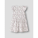 Name It Bright White Nmfhailedo Kasket Sl Kjole