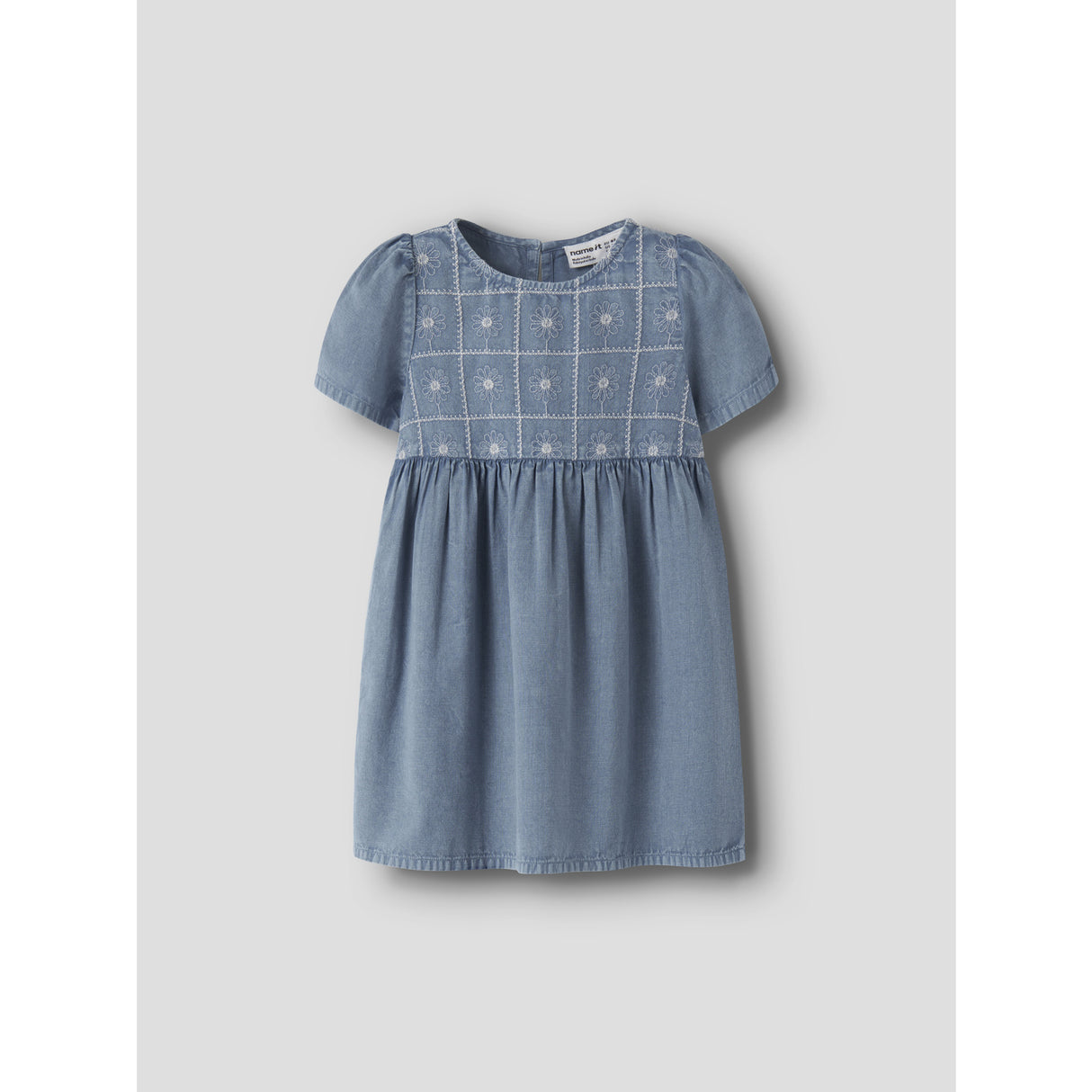 Name It Faded Denim Nmfherta Ss Kjole