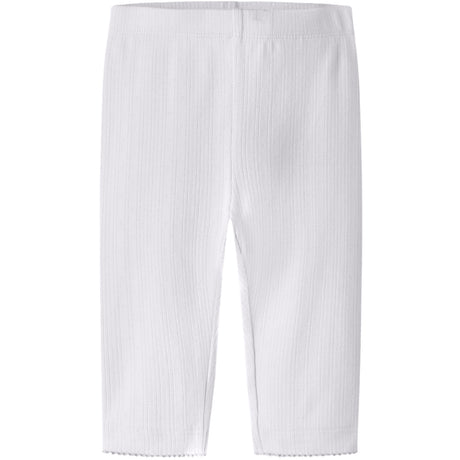 Name It Bright White Nmfjudy Capri Slim Leggings