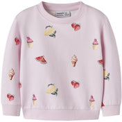 Name It Cradle Pink Nmfjovina Ls Nreg Sweat Unb Box