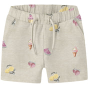 Name It Peyote Melange Nmfjovina Sweat Shorts Unb Box