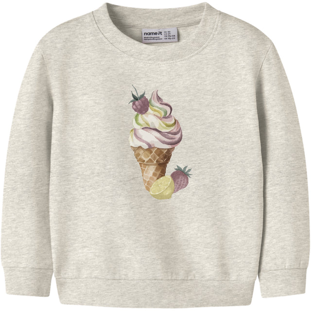 Name It Peyote Melange Nmfjovina Ls Nreg Sweat Unb Box