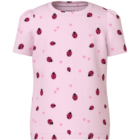 Name It Cradle Pink Nmfhaline Ss Xsl Top