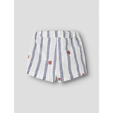 Name It Purple Impression Nmfjelena Shorts
