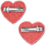 Konges Sløjd Cherry 2 Pak Heart Hair Clips