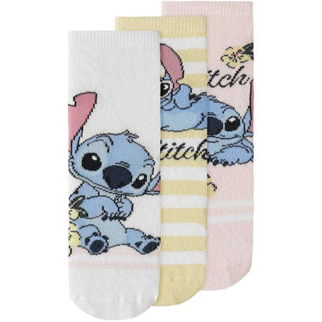 Name It Cradle Pink Nmfandi Stitch 3P Strømper Wdi