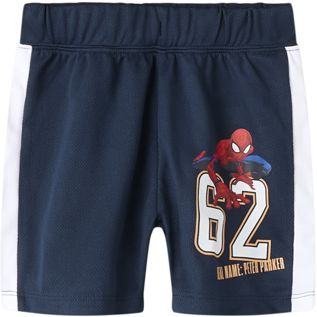 Name It Navy Blazer Nmmanri Spider Nreg Long Poly Shorts Mar