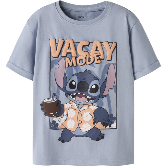 Name It Blue Fog Nmmantonio Stitch Ss Nreg Top Wdi