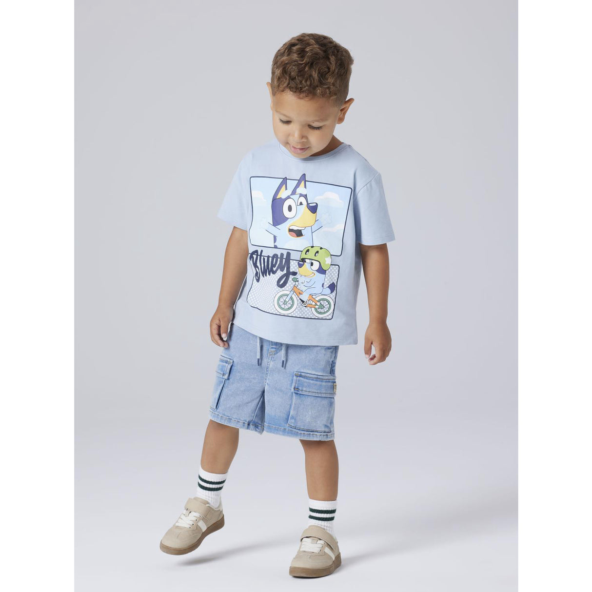 Name It Blue Fog Nmmmalih Bluey Nreg Ss Top Sky