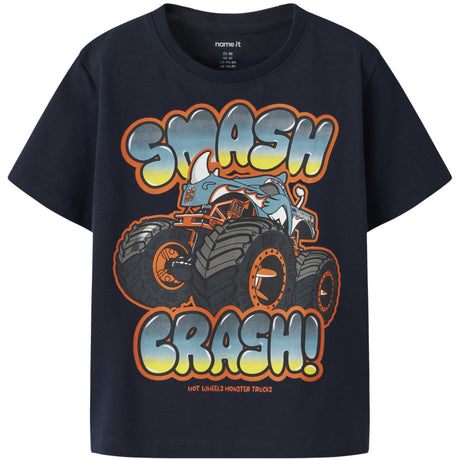 Name It Navy Blazer Nmmmore Hotwheels Ss Nreg Top Box Sky