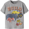 Name It Grey Melange Nmmalik Tonka Ss Nreg Top Cplg