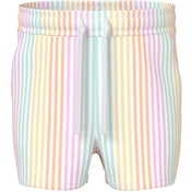Name It Bright White Cool Stripe Nmfvigga Shorts F1 Noos