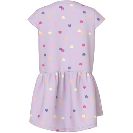 Name It Lavender Fog Colorful Hearts Nmfvigga Capsl Kjole F1 Noos