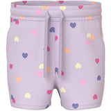 Name It Lavender Fog Colorful Hearts Nmfvigga Shorts F1 Noos