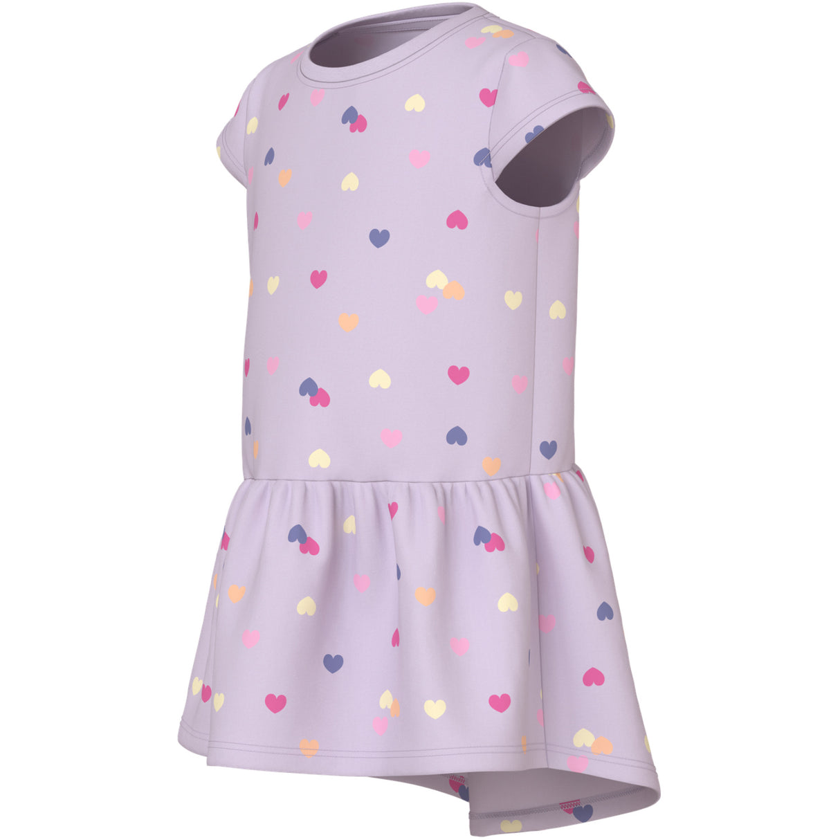 Name It Lavender Fog Colorful Hearts Nmfvigga Capsl Kjole F1 Noos