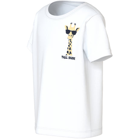 Name It Bright White Giraffe Nmmvux Ss Top