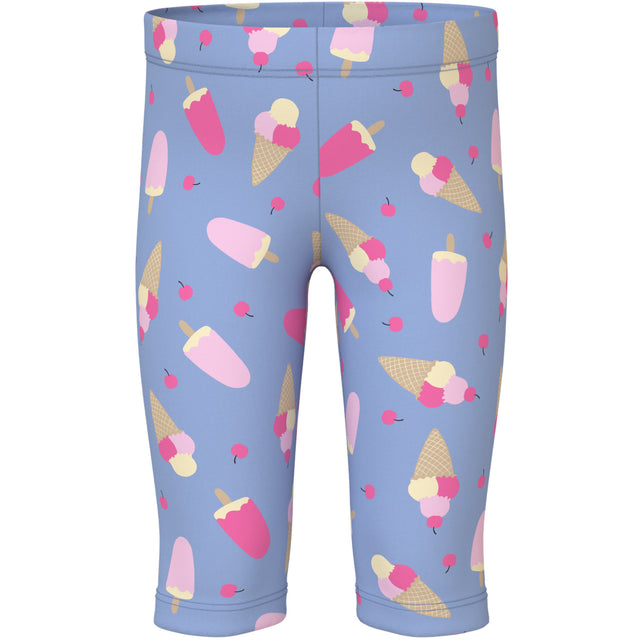 Name It Serenity Ice Cream Nmfvivian Aop Capri Leggings