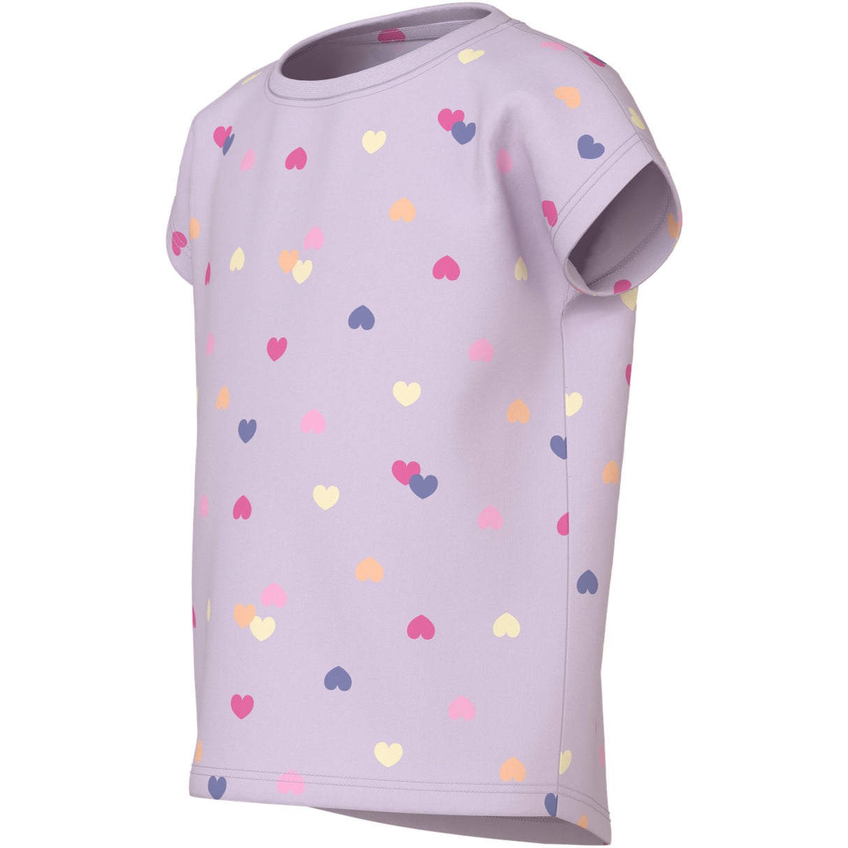 Name It Lavender Fog Colorful Hearts Nmfvigga Capsl Top