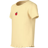 Name It Double Cream Apples Embroidery Nmfvivemma Ss Slim Top
