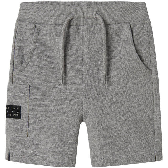 Name It Grey Melange Nmmvivasse Long Swe Shorts Unb