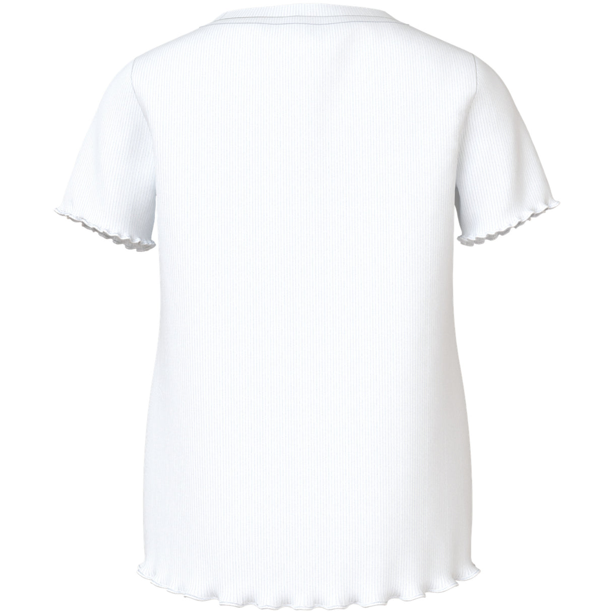Name It Bright White Butterfly Embroidery Nmfvivemma Ss Slim Top