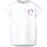 Name It Bright White Unicorn Nmfvarutti Capsl Loose Top