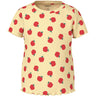 Name It Double Cream Apples Nmfvemma Aop Ss Slim Top