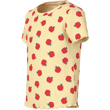 Name It Double Cream Apples Nmfvemma Aop Ss Slim Top