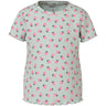 Name It Pale Aqua Strawberries Nmfvemma Aop Ss Slim Top