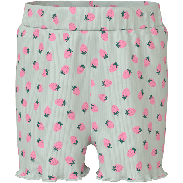 Name It Pale Aqua Strawberries Nmfvemma Aop Shorts