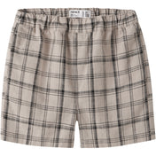 Name It Chateau Gray Check Nmmhowie Nreg Shorts Box