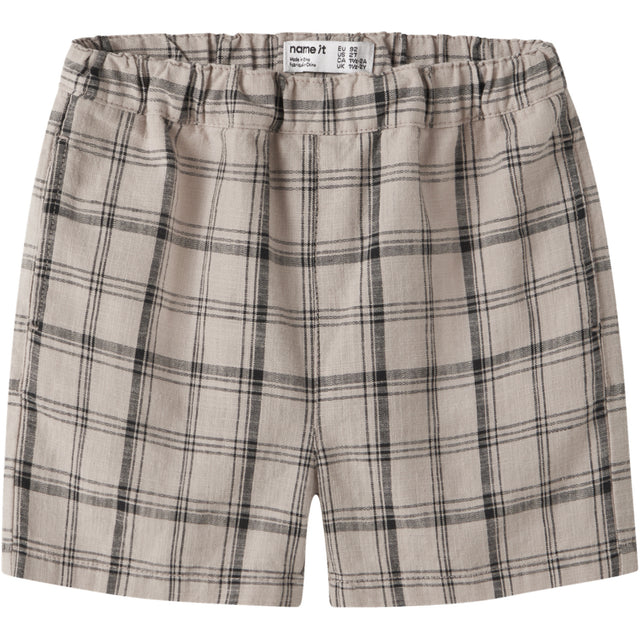Name It Chateau Gray Check Nmmhowie Nreg Shorts Box