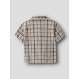 Name It Chateau Gray Check Nmmhowie Ss Nreg Skjorte Box
