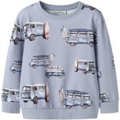 Name It Blue Fog Nmmjaxon Nreg Sweat Unb