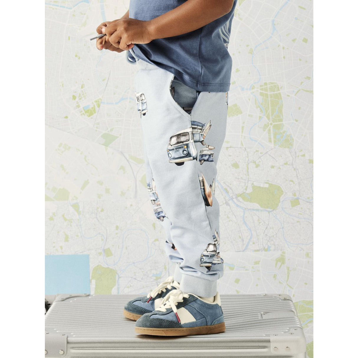 Name It Blue Fog Nmmjaxon Nreg Sweat Bukser Unb