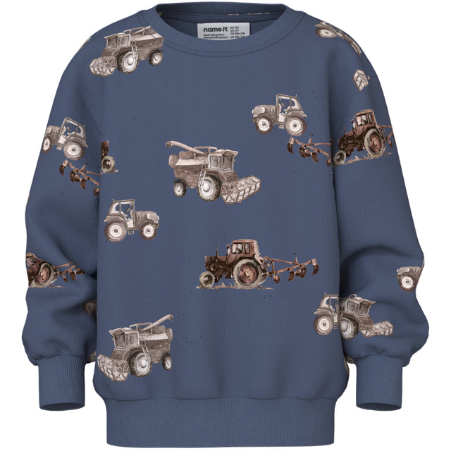 Name It Vintage Indigo Nmmjanol Ls Sweat Unb
