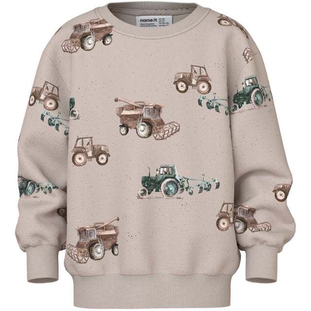 Name It Chateau Gray Nmmjanol Ls Sweat Unb