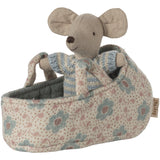 Maileg Babymus I Babylift - Blå