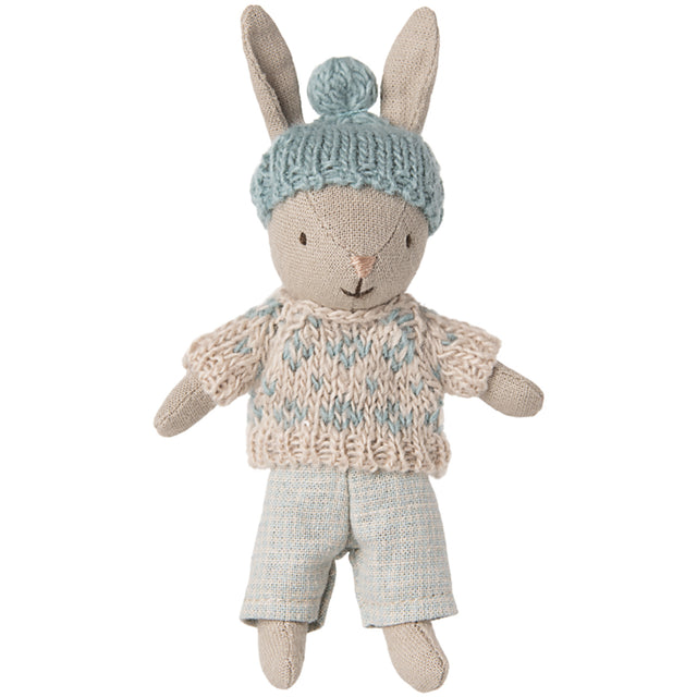 Maileg Vinter Hare, Micro - Sand - Mint