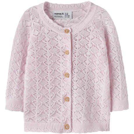 Name It Cradle Pink Nbfjenny Ls Strik Card