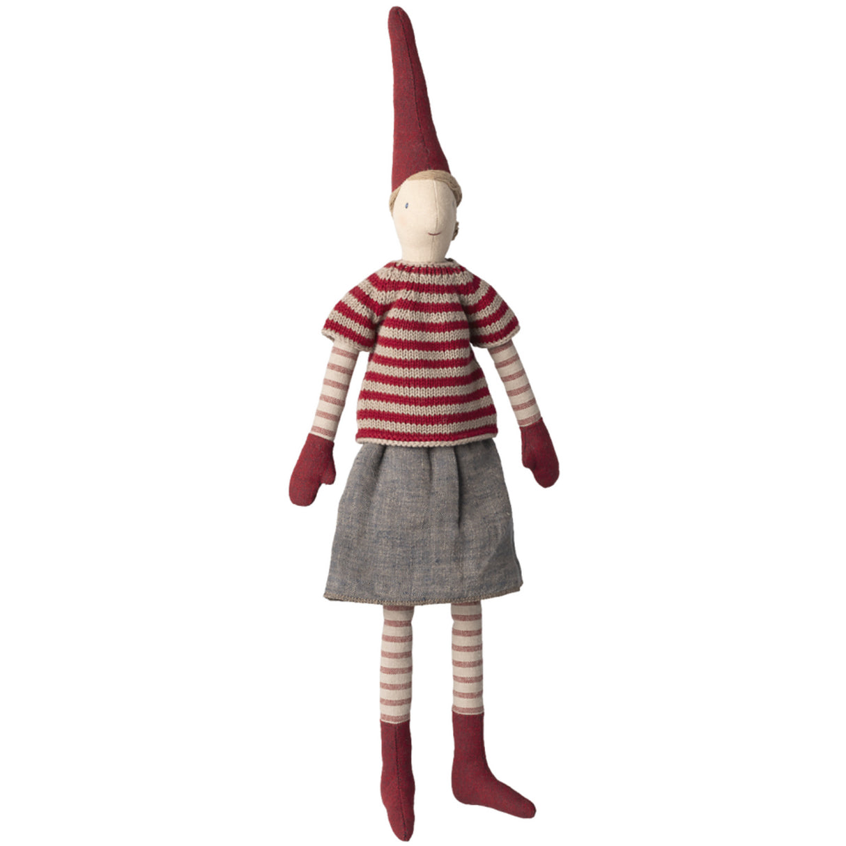 Maileg Pixy, Størrelse 3 - Pige - Nederdel Og Strikket Sweater