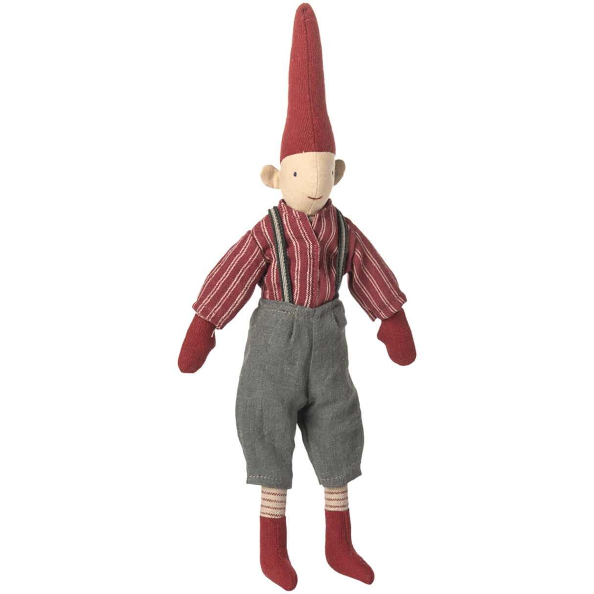 Maileg Pixy, Størrelse 2 - Dreng - Rød Skjorte