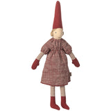 Maileg Pixy, Størrelse 2 - Pige - Rød Kjole