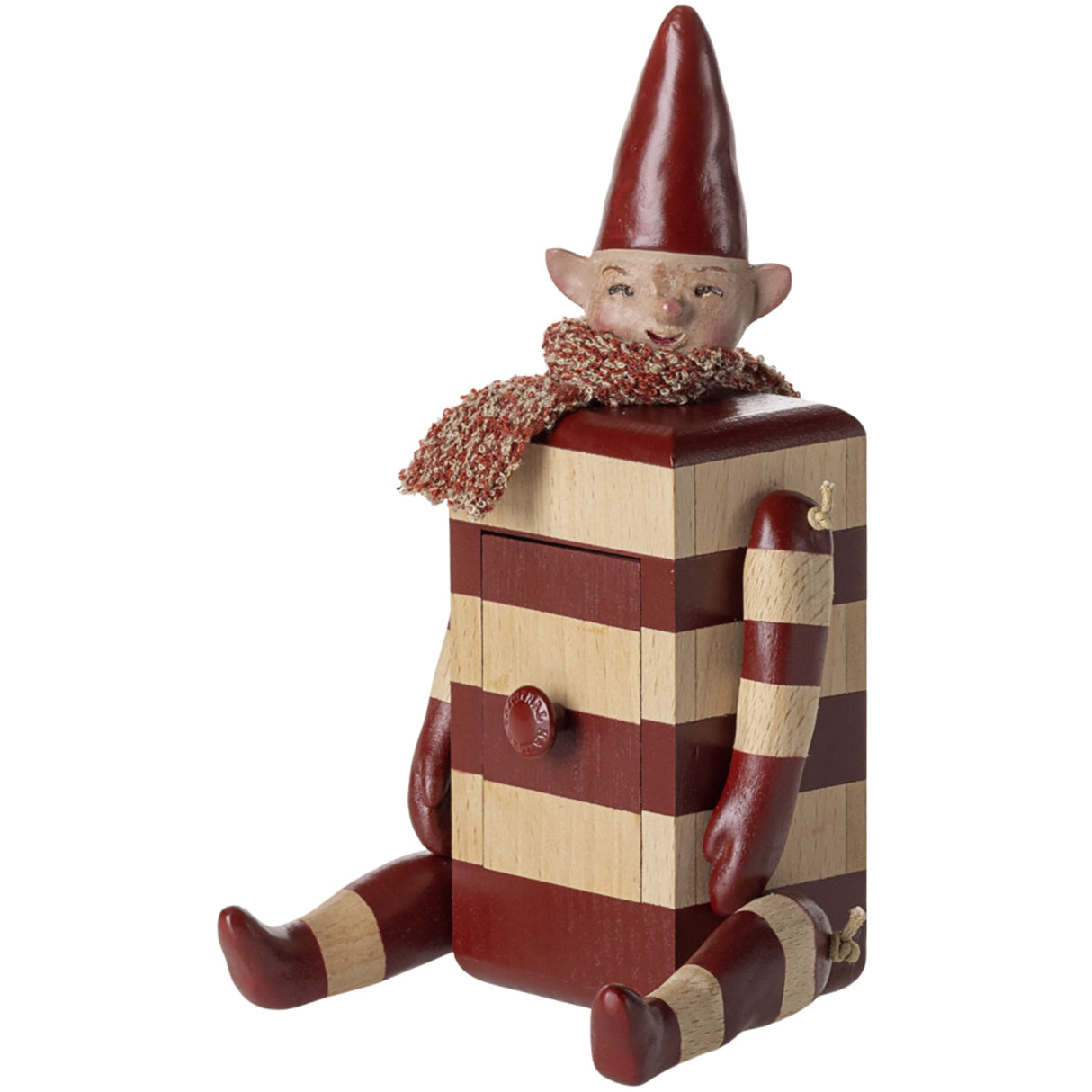 Maileg Nisse Med Skuffe, Rød