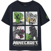 Name It Navy Blazer Nkmmykin Minecraft Ss Nreg Top Box Bfu