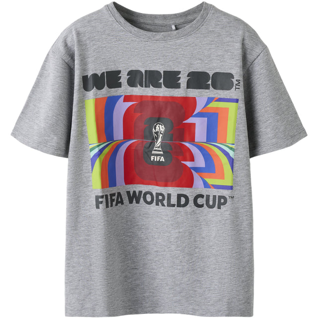 Name It Grey Melange Nkmmacs Fifa Ss Nreg Top Box Ous